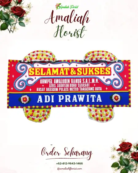 Papan Bunga Ucapan Selamat Sladi
